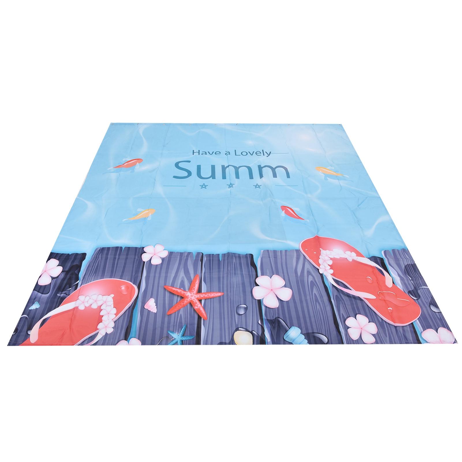 Summer Cool Curtain with Hook Waterproof Shower Curtain for Bathroom Home Bathtub180x200cm 180x200cm