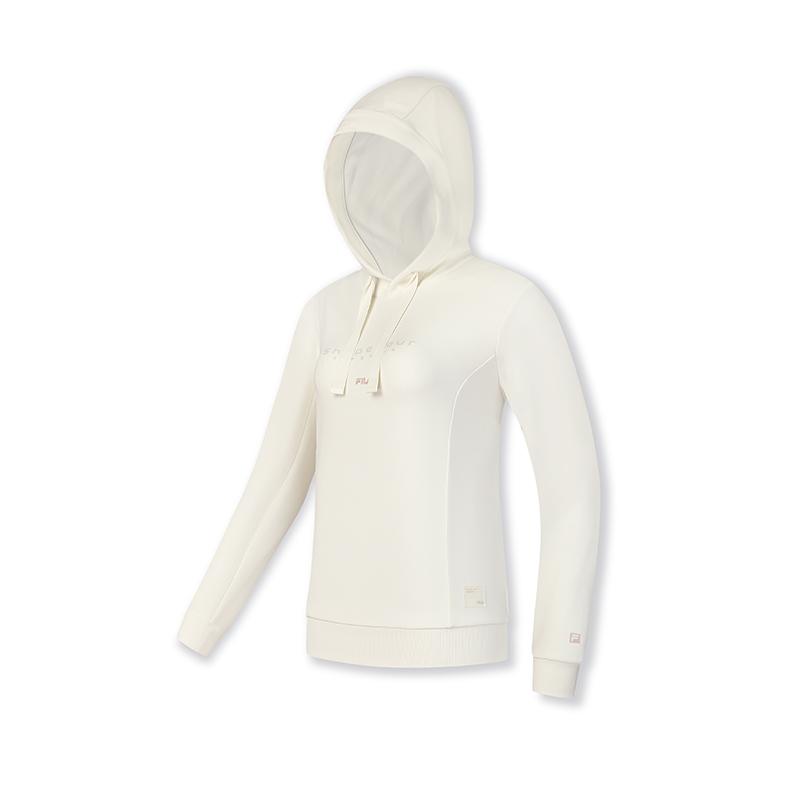 New FILA Sweatshirt Women's Vanilla White A11W441218FIV