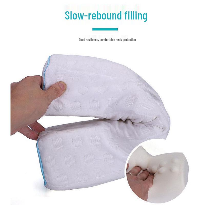 Mini Memory Foam Cervical Pillow for Neck Support and Spine Alignment