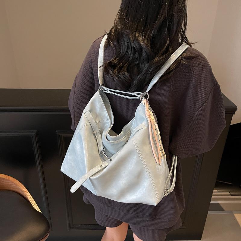 

Популярная в этом году новая ретро сумка большой вместимости женская модная простая повседневная свежая на плечо для работы сумка-тоут женская