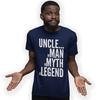 Zio L'Uomo Il Mito La Leggenda T-Shirt Regalo di Compleanno per Nonno Festa del Papà