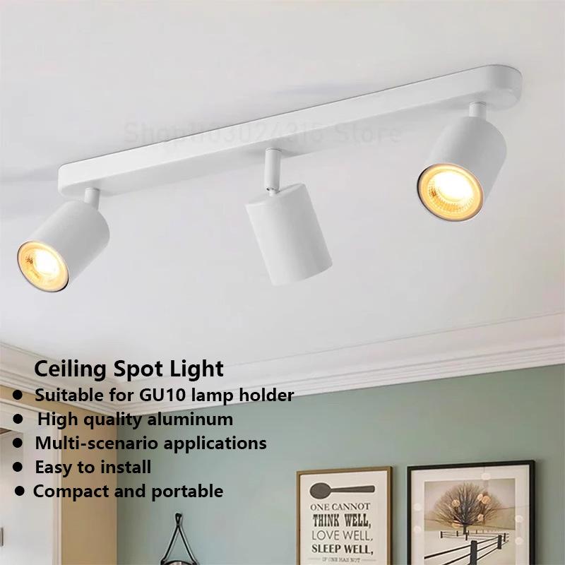 Nordic Rotatable GU10 Surface-Mounted Spotlight for Living Room Corridor