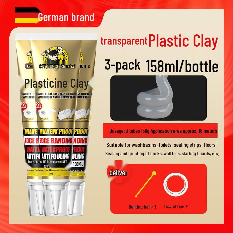 Plastic Steel Waterproof Sealant for Kitchen & Bathroom Gaps