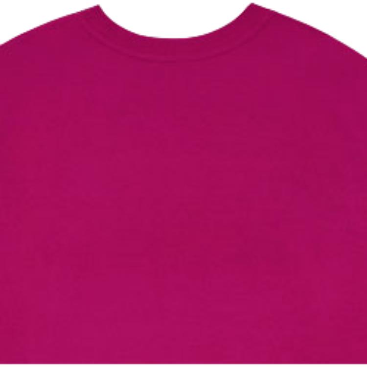 WE11DONE T-Shirts Unisex Hot Pink Crew Neck Moderate WD-TT1-22-664-U-HP