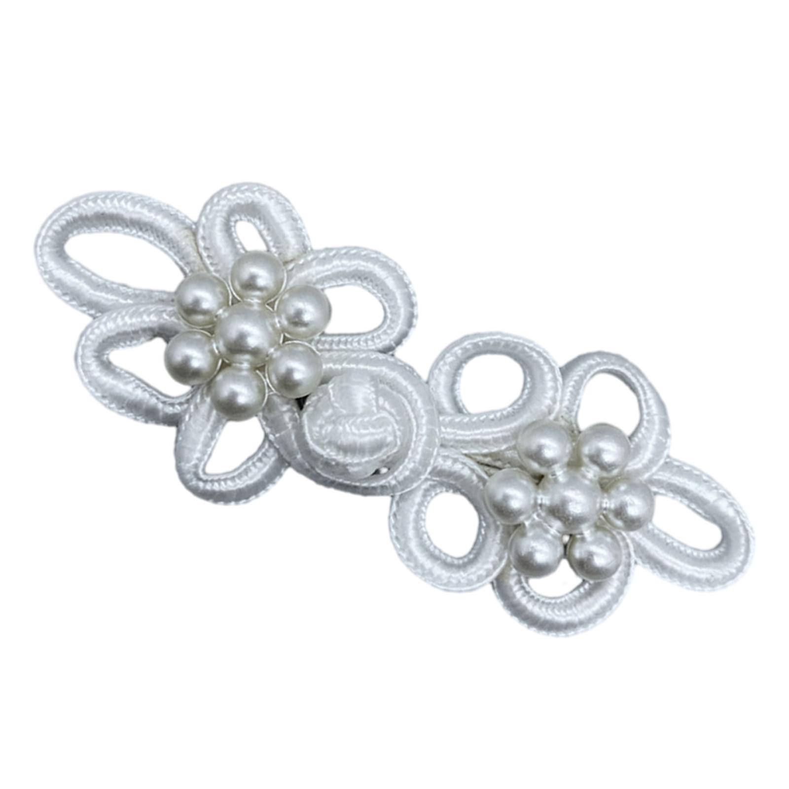 

Китайские пуговицы застежка узел застежка шитье пуговица цветок пять лепестков ципао ремесло DIY рубашка ципао одежда белый