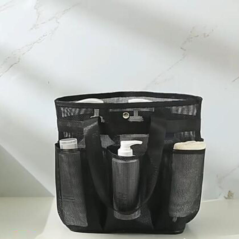 Mesh Shower Bag Hanging Toiletry Bag Portable Wash Bag Quick Dry Cosmetic Bag Shower Organizer for Bathroom Dorms Beach Camping