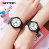 SANDA 6060 Double Calendar Quartz Unisex Watch - Creative Korean Design