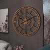 Wall Clock Decor Art Sculpture for Home Office Living Room Bedroom Restaurant Cafe (16 Inches/ 40 Cms)