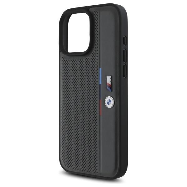 BMW Bmhcp16L23Pupva Iphone 16 Pro6.3 Anthracite/Anthracite Hardcase M Perforated Tricolor Detail Line