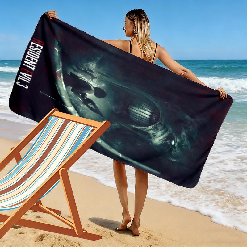 Resident Evil Towel, Large Soft Quick Dry Towel for Beach Camping Swimming