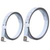 Clear Legible Marking Measuring Tape Featuring Easy to Read Graduations Double Scale System Metric & Royal Strong