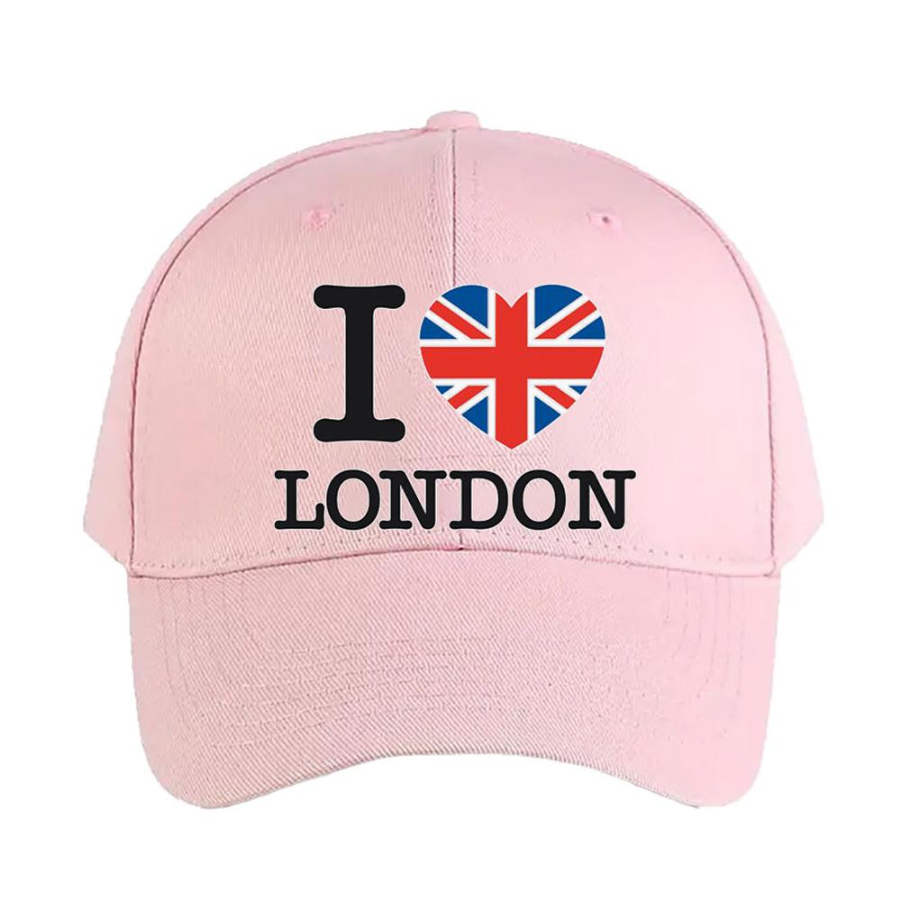 I Love London Cap summer woman Man Adult Hat Fashion Casual Adjustable Printed Baseball Caps Trucker Cap