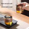 6-Piece Heat-Resistant Borosilicate Glass Teacup Set