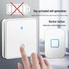 Wireless Self-Powered Doorbell, Long-Range, Waterproof, Elderly Call Button, 86 Type Large Panel