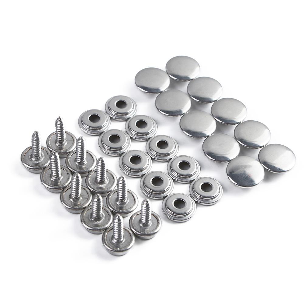 Tent Boat Tapping Snap Fastener Kit Canvas Cover Tools Snap Fastener Screw Kit Sockets Buttons