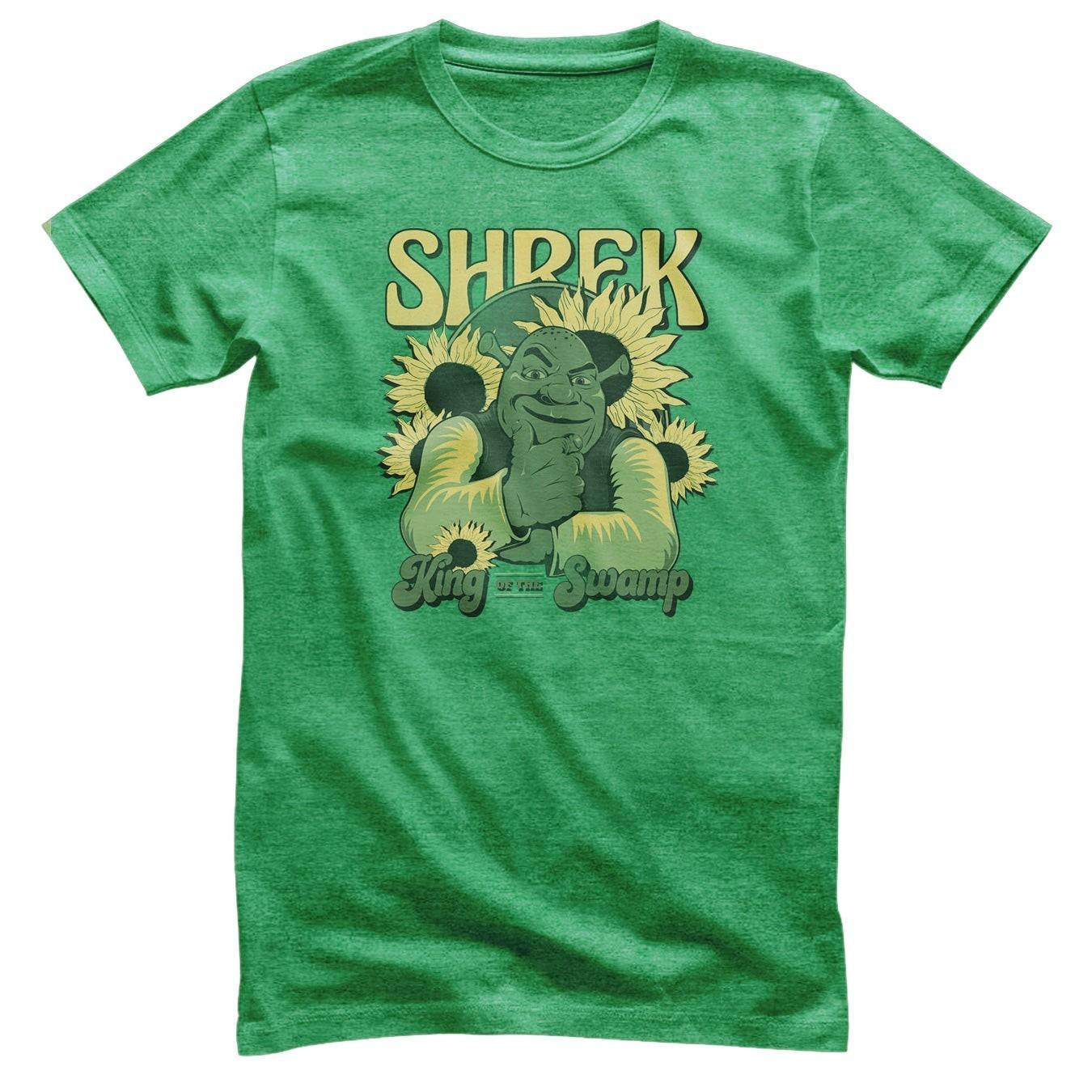 Officially Licensed Shrek King Of The Swamp Mens T-Shirt S