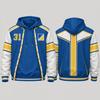 Hanorac Sport Varsity Bărbați Imprimeu Sublimare 3D Grafică Plată Stil Jachetă Colegiu Pulover Hanorac Streetwear