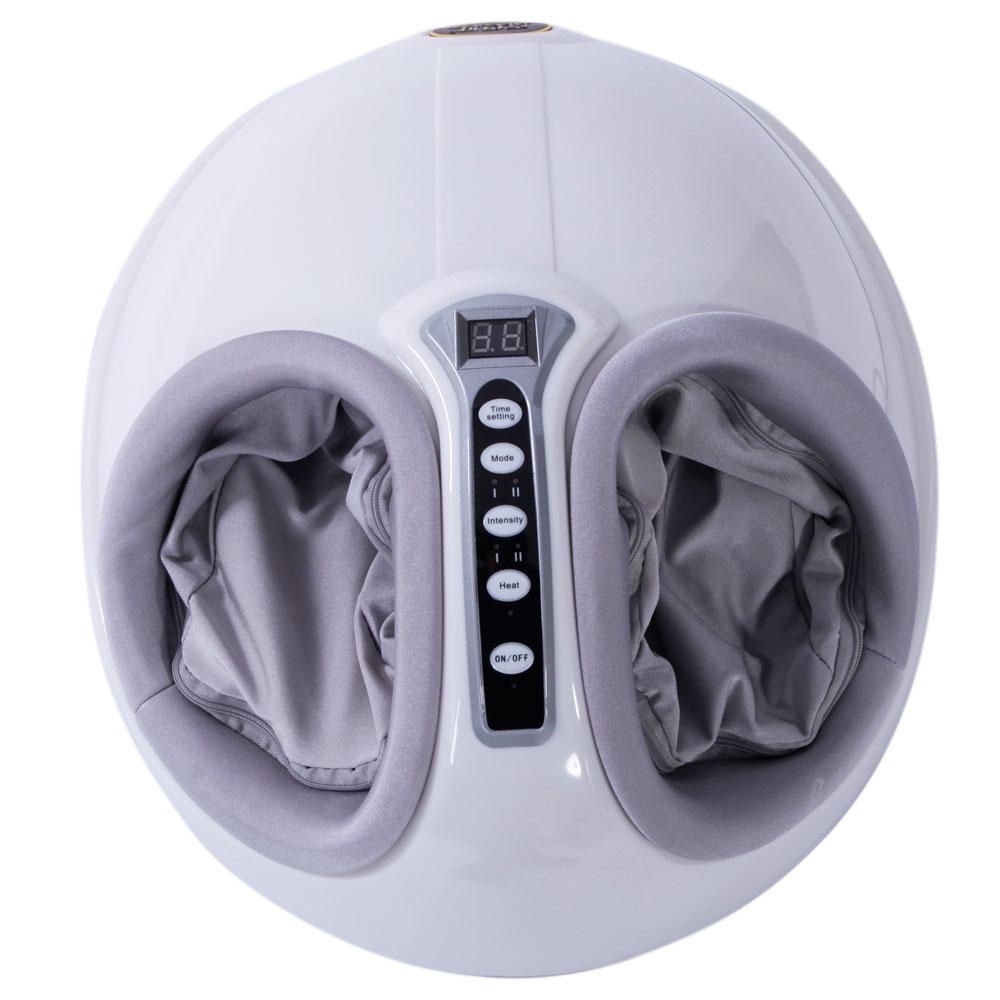 Heat Rolling Kneading LED Display Air Pressure Relaxing Shiatsu Leg Foot Massager 110V US Plug