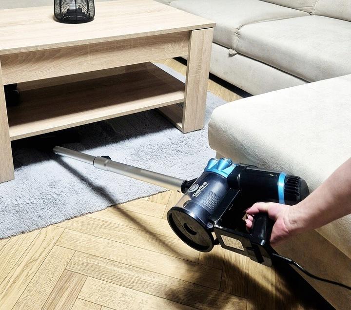 2-in-1 Vertical Cyclonic Vacuum Cleaner with Antibacterial Hepa Filters 600W Accessories