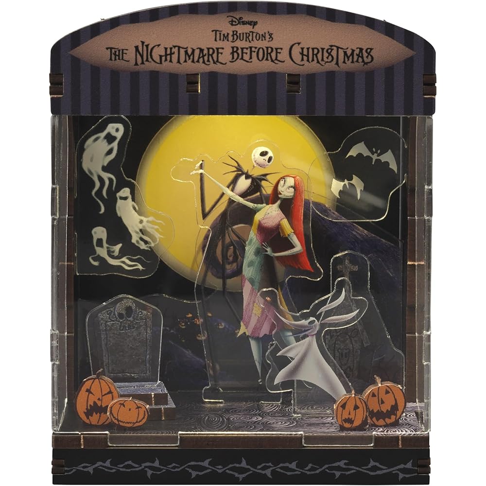 

Yanoman Hakobeya Disney Tim Burton Nightmare Before Christmas LED Light Mini Interior Kit 9.5cm x 7.5cm x 6cm