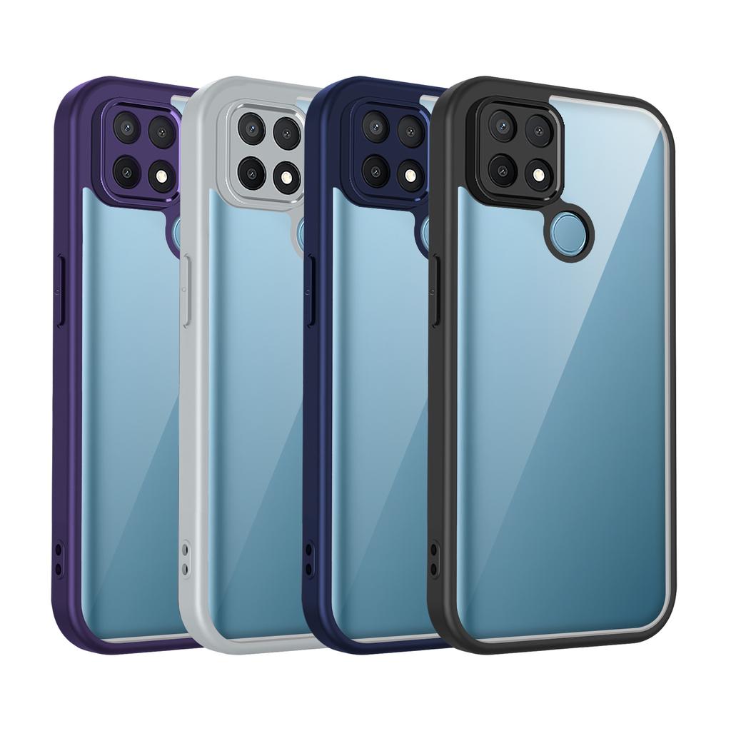 For Oppo A15 Case OPPO A15S Phone Case OPPO A35 Cover Oppo A15 Air Cushion Shockproof Silicon Bumper Clear Matte Back Cover Hard