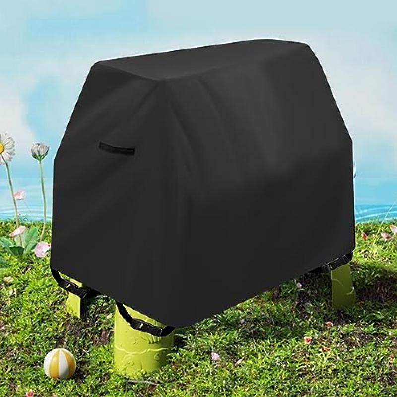 Wasserspieltisch Cover 105x65x84cm, Anti-UV 420D Oxford Fabric Water Sand Table Cover with Drawstring for Kids Outdoor Play