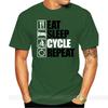 Eat Sleep Cycle Repeat Mens Cyclinger T Shirt Gift Dad Fathers Day Gift Dad  T-Shirts Brand Clothing Tops Tees