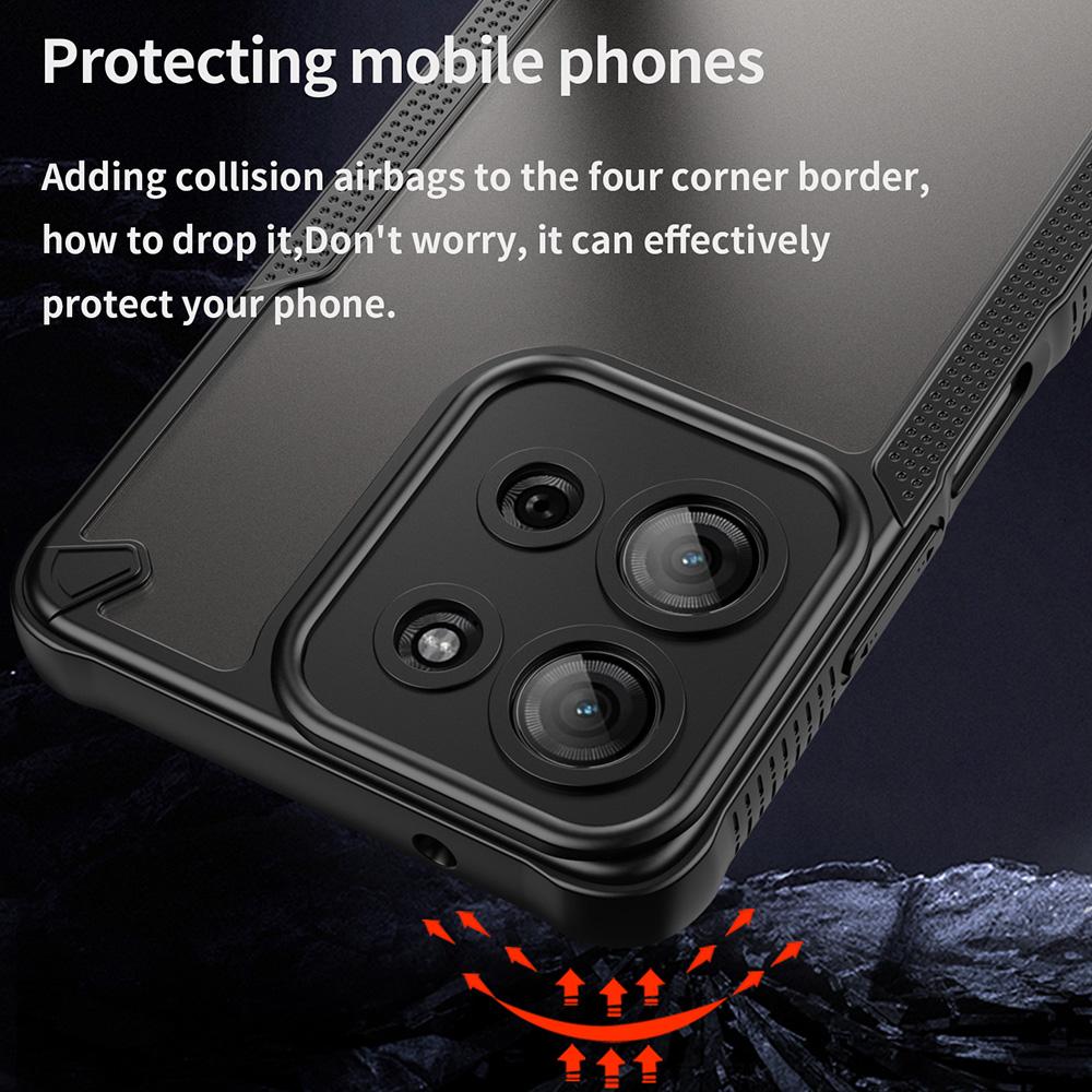 For Motorola Moto G75 5G Case Hybrid Frosted Phone Back Cover