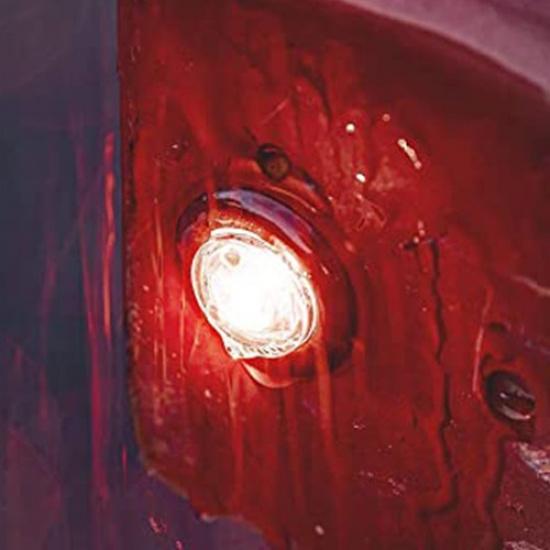 10X 3/4" Side Marker Red Light LED Round Clearance Blinker Signals Decor Lights