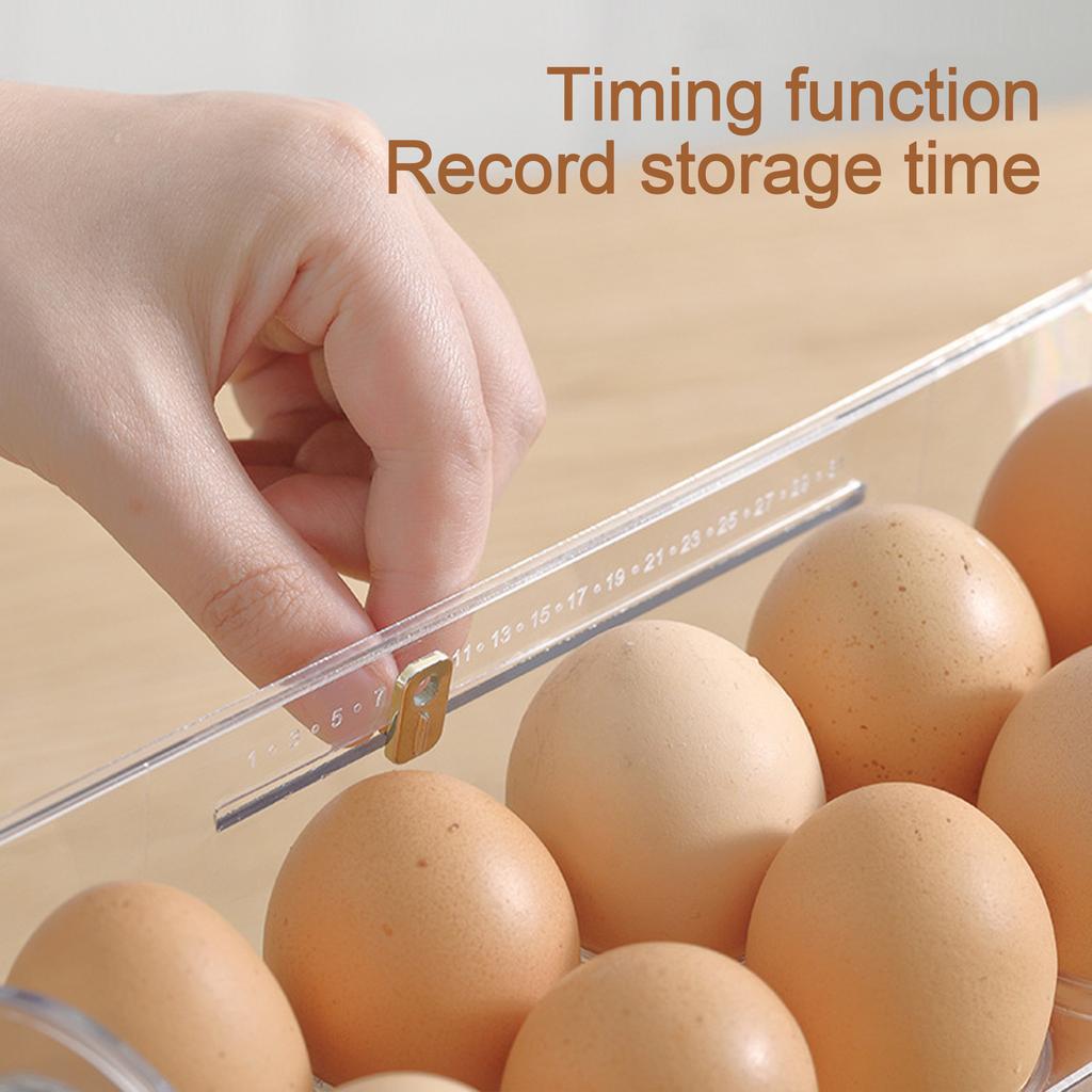 Egg Box Refrigerator Side Door Flip Storage Box Egg Rack Egg Tray