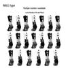 Elite Men's Mid-Calf Basketball Socks - Thickened, High-Top, Digital Star Player Sports Socks