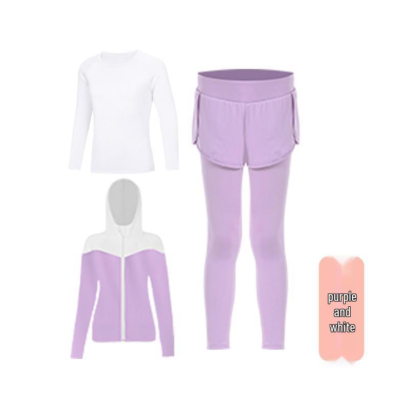 Kids' Sports & Fitness Set: Quick-Dry Basketball, Soccer, Outdoor Training Base Layer & Warm Tight-Fit Suit for Boys