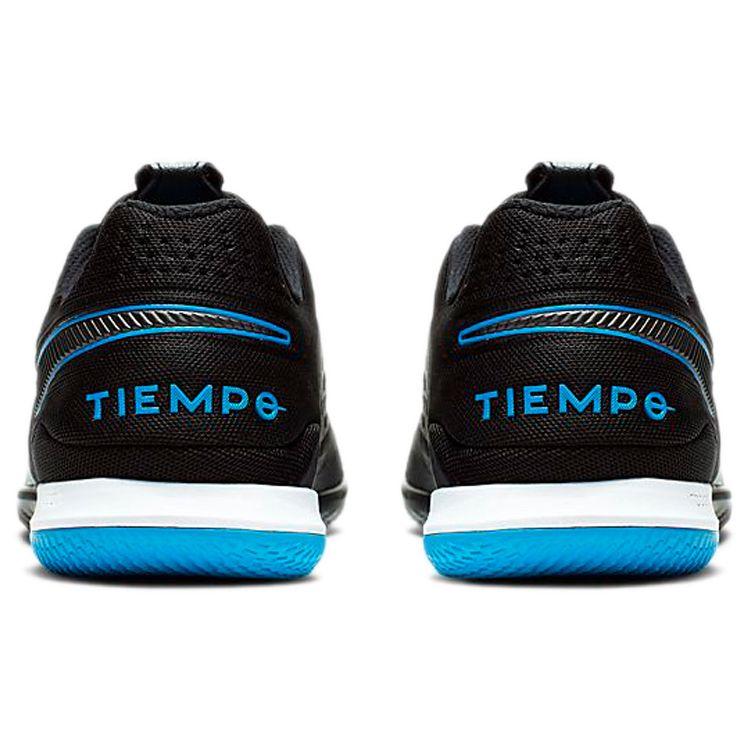 Nike React Tiempo Legend 8 Pro IC Under the Radar Unisex Sneakers Black Blue-Hero AT6134-004