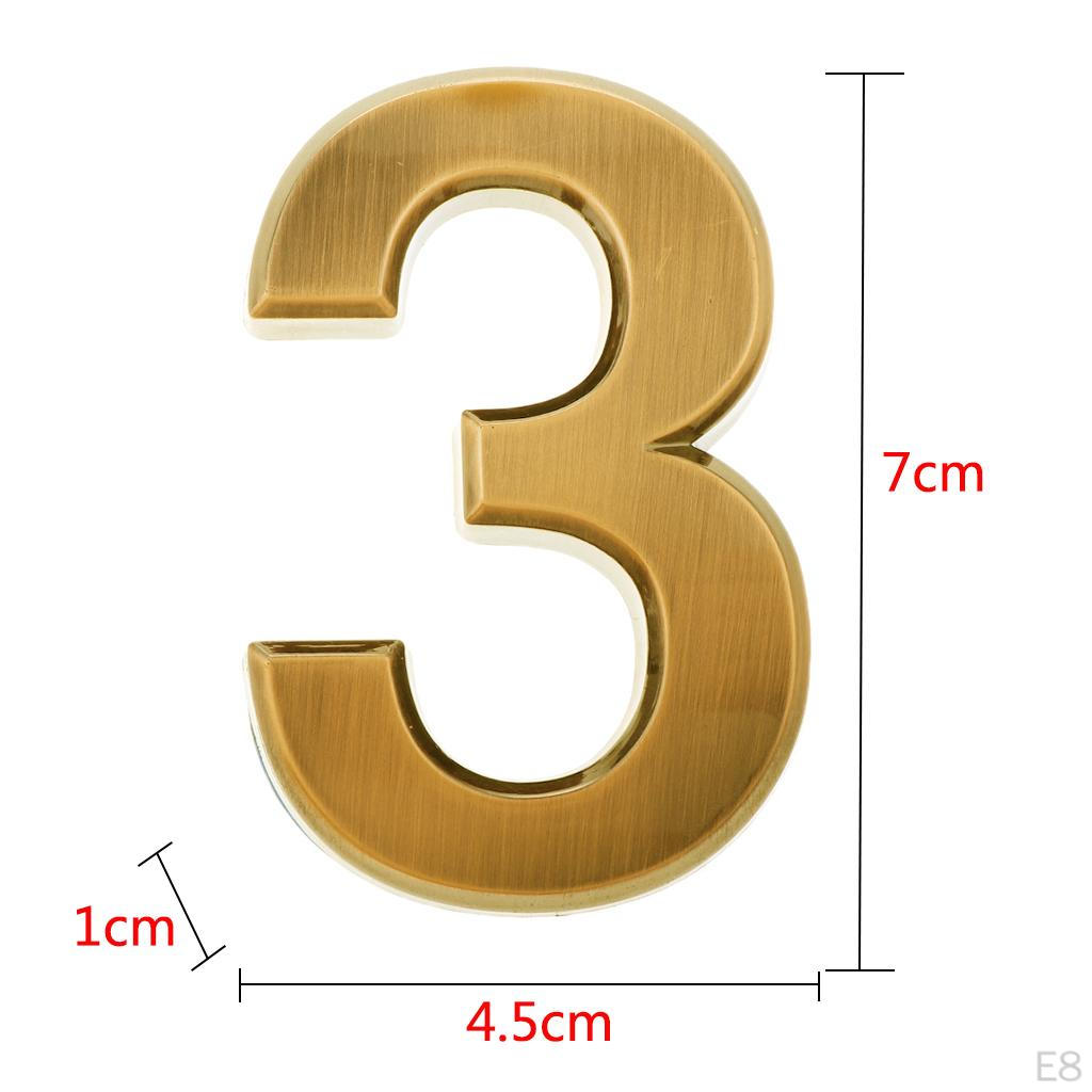 - 0-9 Door Numbers House Address Number Sign