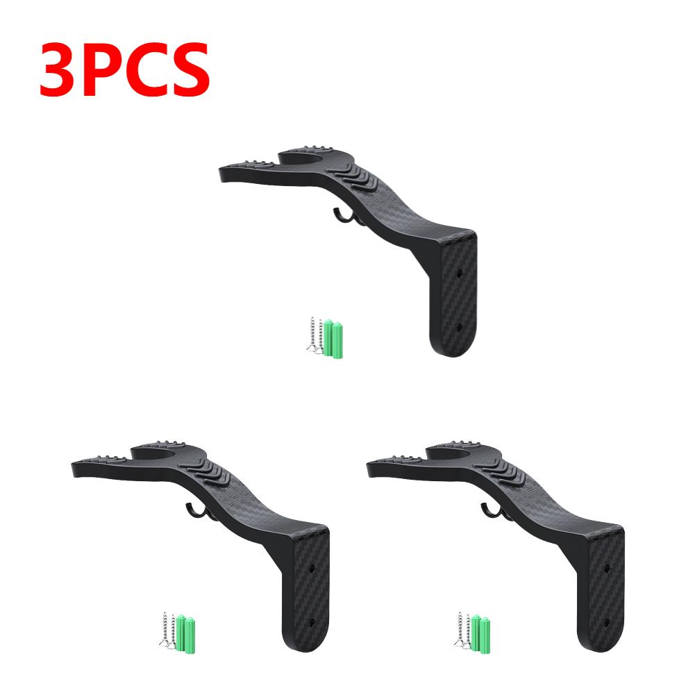 5-1PCS Home Luggage Jacket Holder Kitchen Cabinet Shelf Wall Mount Hooks Helmet Display Hanger Stand Wall-Mounted Storage Holder