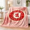 Middlesbrough Bedruckte Flanelldecke Warmer Komfort Tagesdecke Für Innenbereich Heimdekoration
