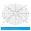 PATIKIL 2-Pack Finger Grills, 28x28cm Fan Grill Protective Cover, Dustproof Mesh Fan Guard, Metal, Round, Ventilation Fan Filter Replacement,