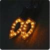 2 Pcs Universal 10mm Motorcycle Turn Signal,Waterproof LED Rear Indicator Light,fit for Honda Shadow Suzuki Harley Kawasaki Ducati Cruiser Dirt Bike