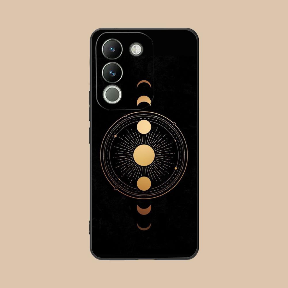 Sun Moon Mobile Cell Phone Case for VIVO Y77 76 75 74 73 72 58 56 55 51 50 38 36 Y19 Y18 Y03 Y01 5G Colorful Printing Cover