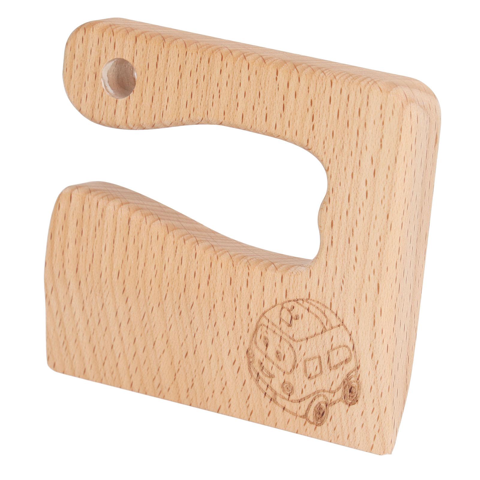 

Детский деревянный нож, безопасный для приготовления пищи, резак для овощей и фруктов, кухонный инструмент Монтессори, игрушка, модель скорой помощи