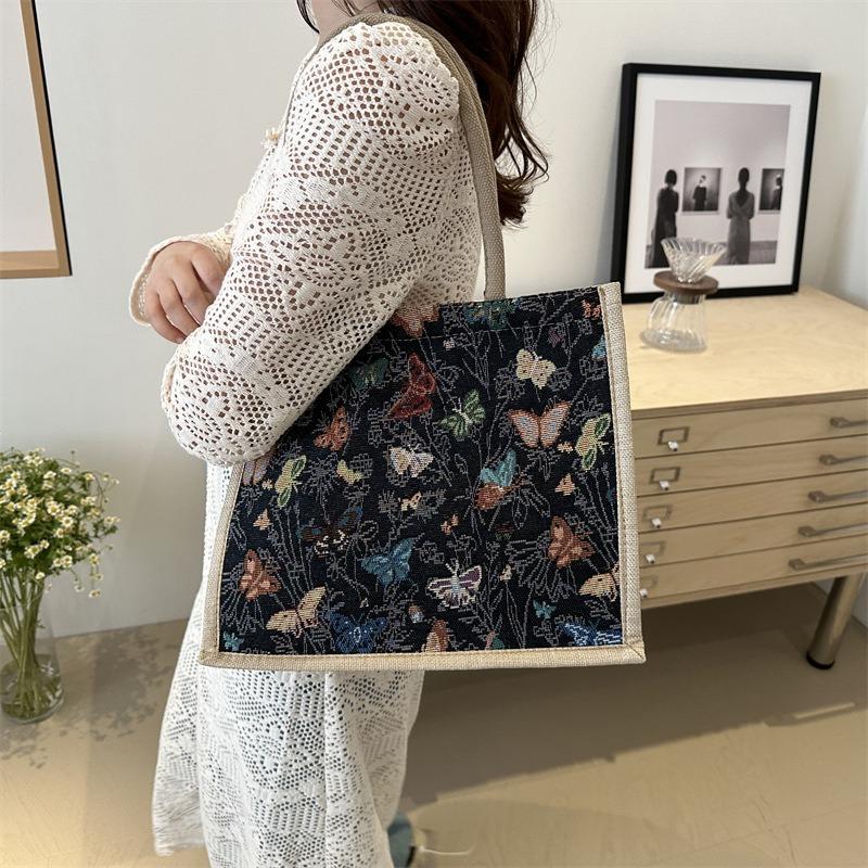 Vintage Handbag Personality Texture Commuter Bag Simple Small Fresh Class Tutoring Handbag for Women