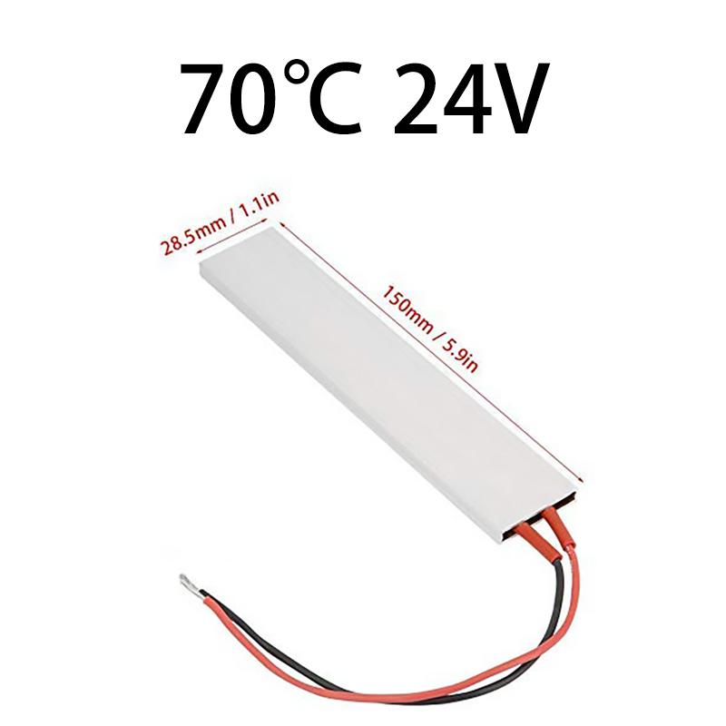 150x28.5mm PTC Heating Plate, Ceramic Electric Heating Plate, High Temperature Resistance Lead PTC Thermostat Heating 150x28.5x5mm
