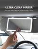 Universal Thin Vanity Mirror Car Interior LED HD Makeup Mirror with Rechargeable Fill Light for Women Girls Sun Visor Plate