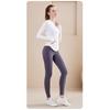 Women's Nude Sports Jacket, Full-zip Slim-fitting Jacket, Running Casual Hooded Fitness Yoga Wear, Long-sleeved Top