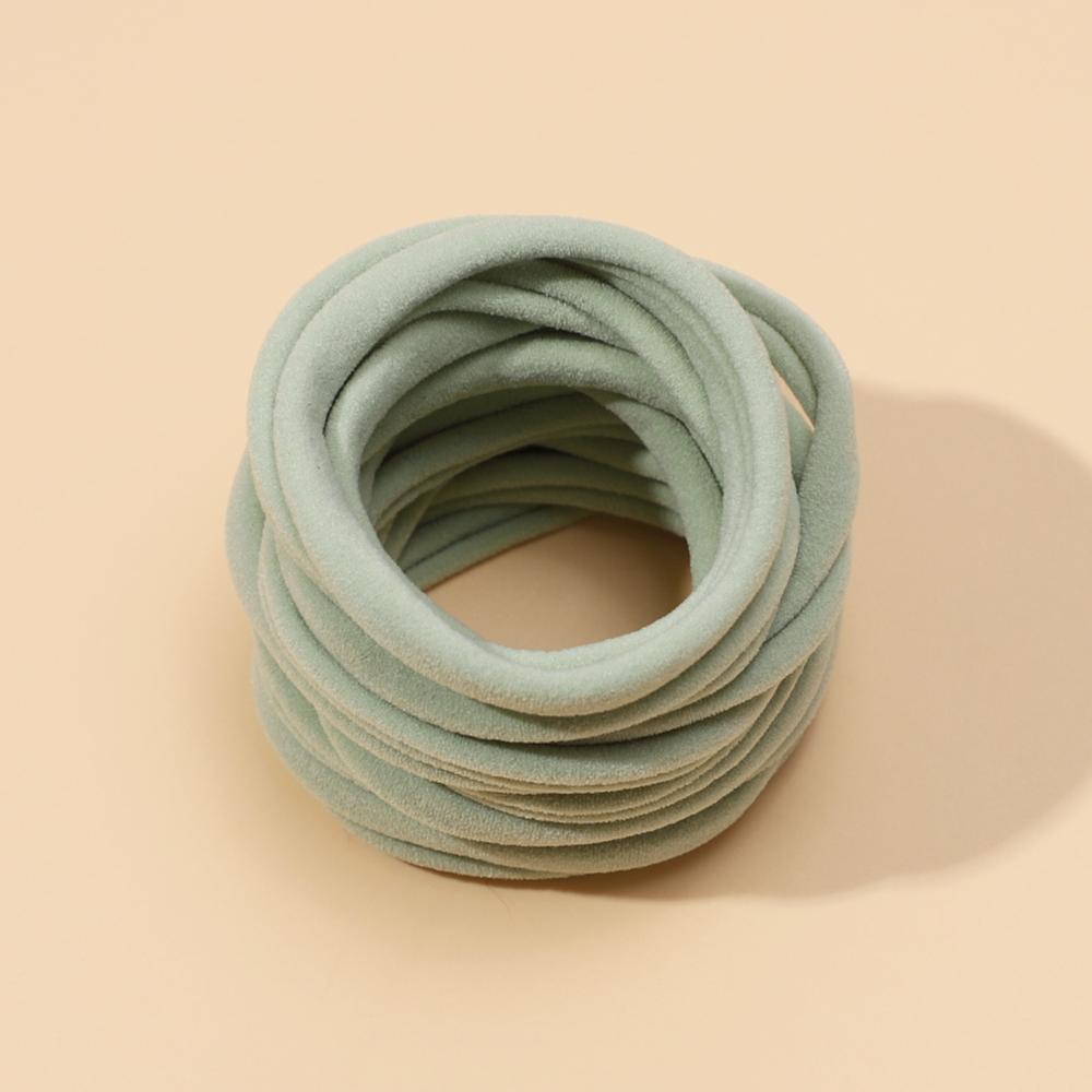 20 Stück/Los Baby Mädchen DIY Nylon Stirnbänder Weiches Spurloses Dehnbares Stirnband für Kinder Haarband Mädchen Elastische Haarschmuck