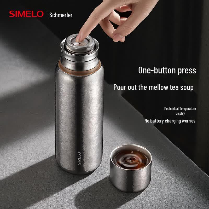 SIMELO Impression Kyoto Pure Titanium 500ml Insulated Mug