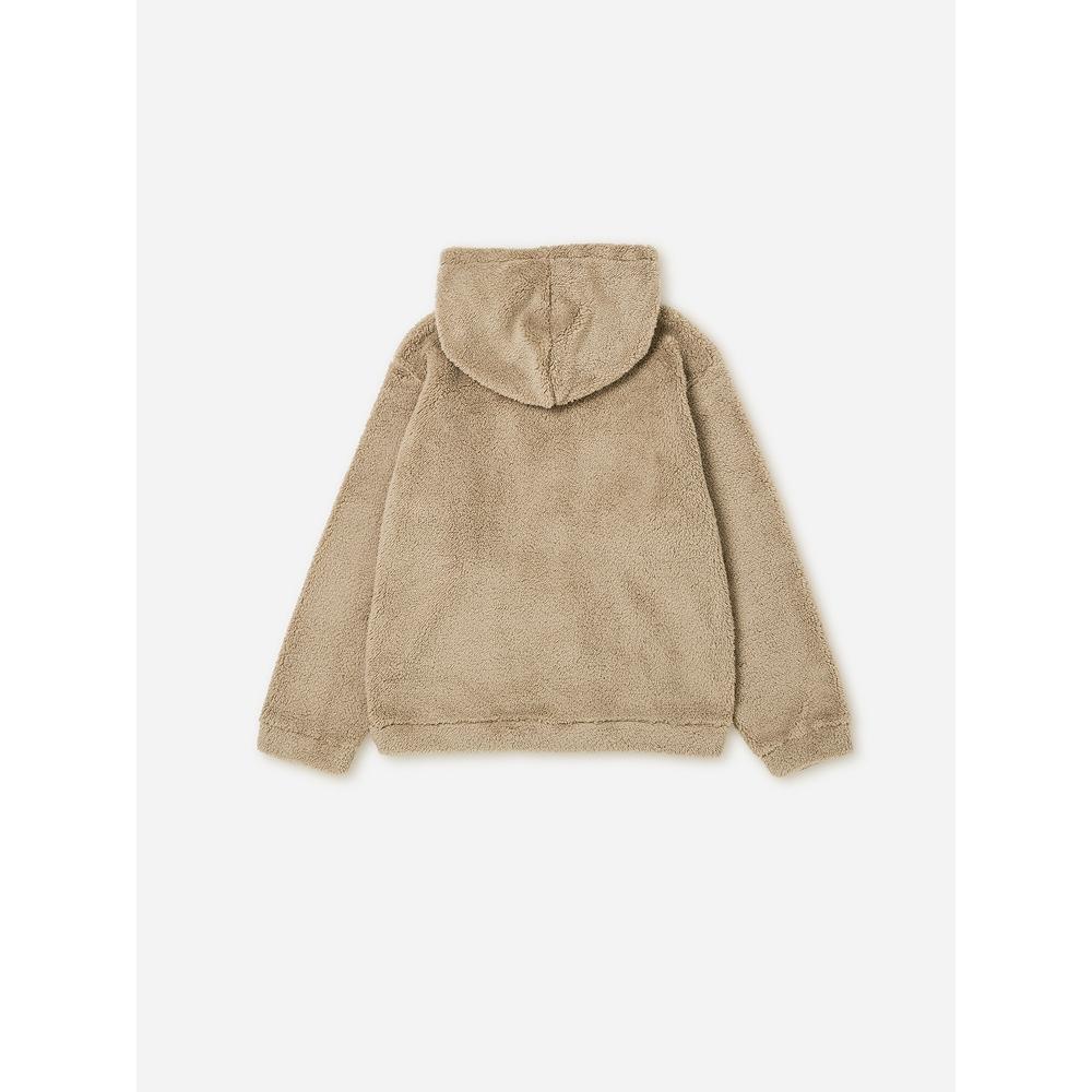 DaiSo [comun] Hanorac flausat cu mâneci lungi S Maro lăptos