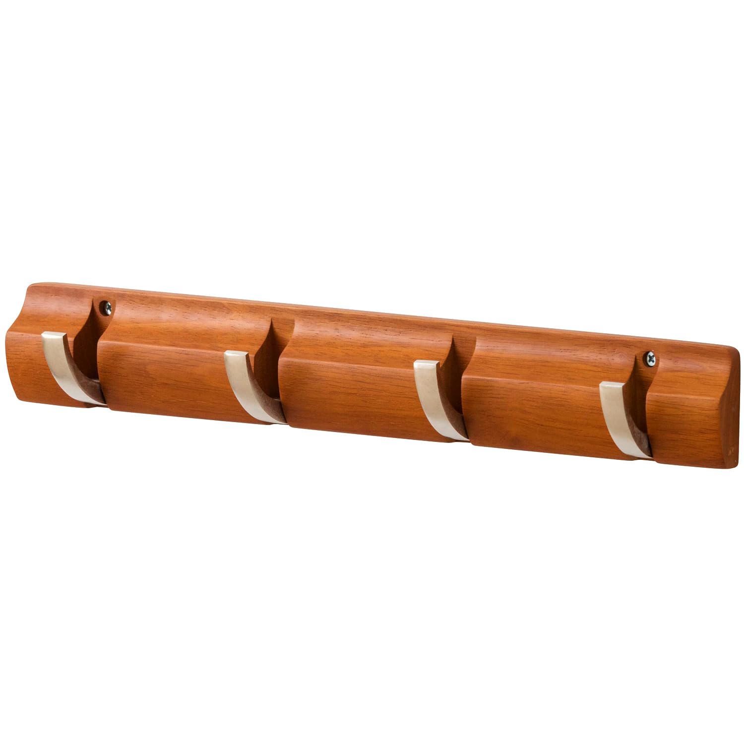 

Doshisha Wall Wall Wood Grain Easy Installation with Mounting Suitable for Minimizes Hole Strong Wall Mounting 45cm Hanger, 4-Hook Mount, Open/Close