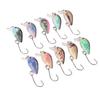 10PCS Built-in Rattle Hard Baits 3cm 1.5g Swimbait Lures Durable Crankbait Lures  Saltwater Fishing