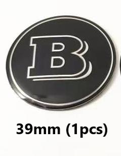 29/39/45/52/56/75/80/90mm Modified Sticker Emblem Badge sticker for BRABUS GLC GLA W213 W220 W464 W253 W204 W205 W254 W210 W211